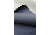 JS-DGAI  斜紋磨毛桃皮絨PU白  戶外防水塗層布料 沖鋒衣棉服裝面料 45度照